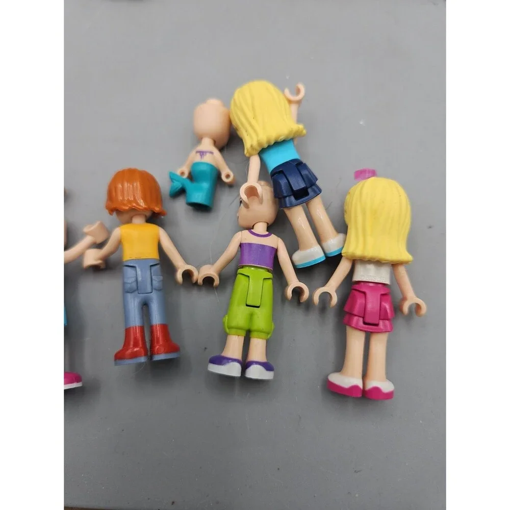 LEGO Friends Minifigure Mini Doll Lot 8 Figures Assorted Random Mixed Lot Parts